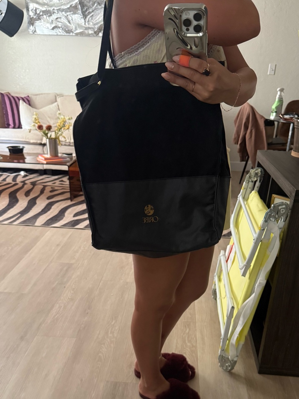 Oribe Black Tote Bag